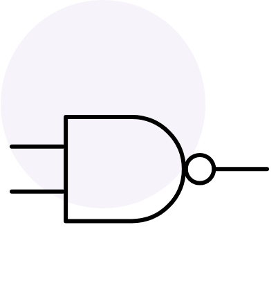 Logic Gates NAND Calculator