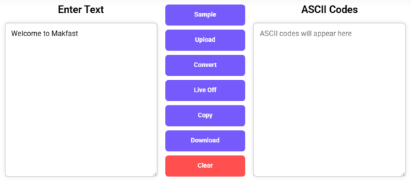 Char to Ascii Converter - Instantly Convert Characters to Ascii Codes
