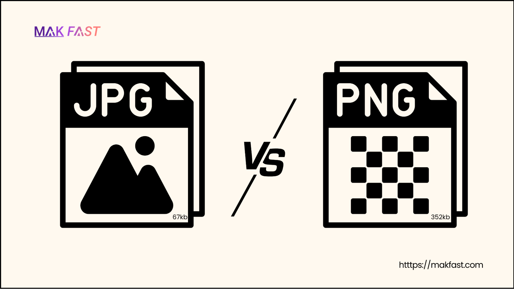JPG vs PNG file size comparison
