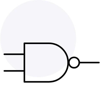 Logic Gates NAND Calculator