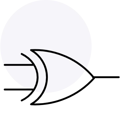 Logic Gates XOR Calculator