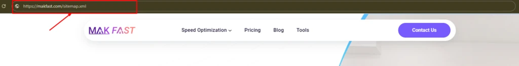 Browser address bar showing the URL